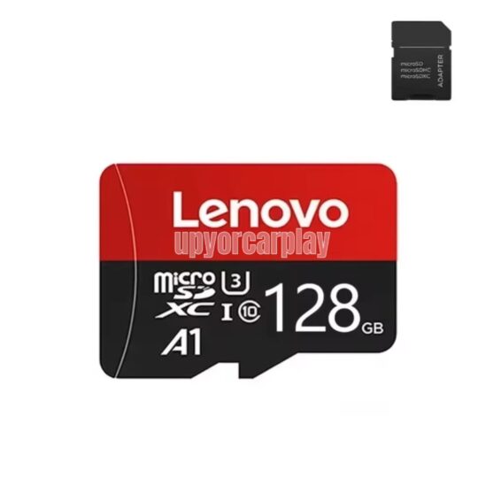 Lenovo Micro SD/TF Card 128GB – Dashcam Storage for UpYourCarPlay Screen